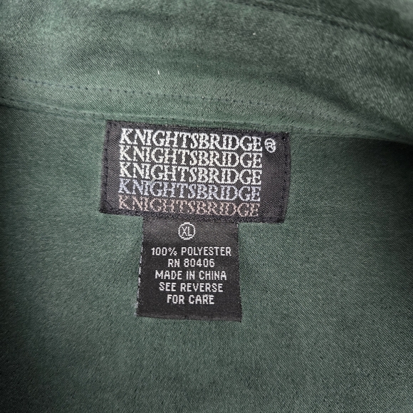 Knightsbridge Faux Suede Button-Down Shirt - Picture 9 of 9